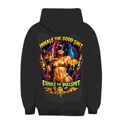 Unisex Oversize Hoodie - Exhale the Bullshit | Division420®