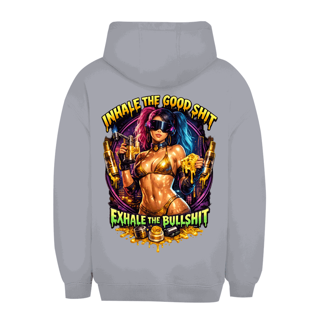 Unisex Oversize Hoodie - Exhale the Bullshit | Division420®