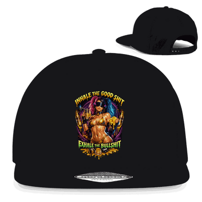 Snapback Rapper Cap - Exhale the Bullshit | Division420®