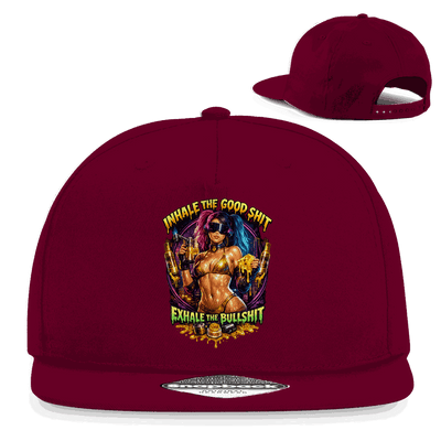 Snapback Rapper Cap - Exhale the Bullshit | Division420®