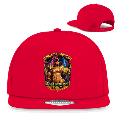 Snapback Rapper Cap - Exhale the Bullshit | Division420®