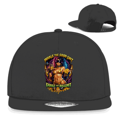 Snapback Rapper Cap - Exhale the Bullshit | Division420®