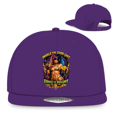Snapback Rapper Cap - Exhale the Bullshit | Division420®