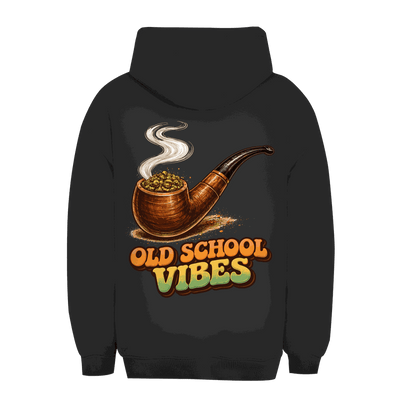 Unisex Oversize Hoodie Old Scholl Vibes von Division420 mit Kapuze und Kängurutasche
