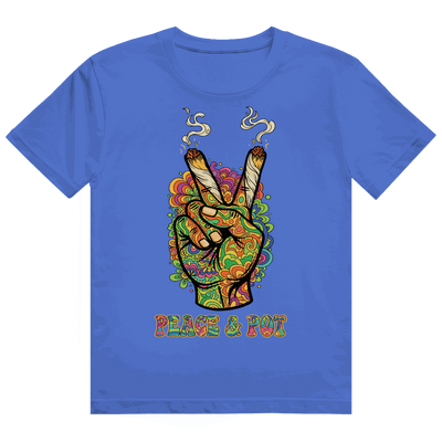 Heavy Cotton T-Shirt - Peace and Pot | Division420®