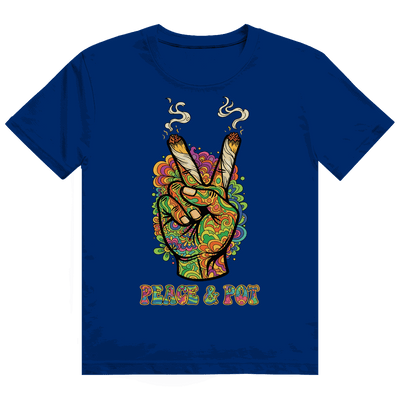 Heavy Cotton T-Shirt - Peace and Pot | Division420®