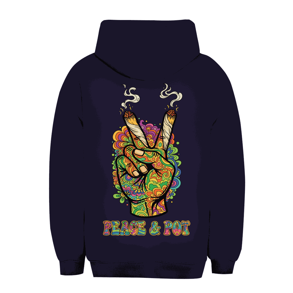Unisex Oversize Hoodie - Peace and Pot | Division420®