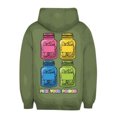 Größentabelle für Unisex Oversize Hoodie von Division420