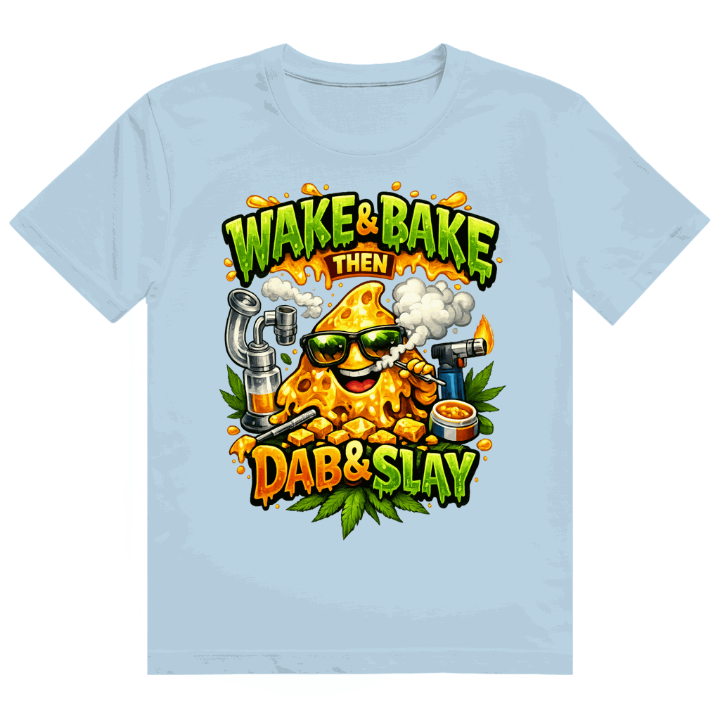 Heavy Cotton T-Shirt - Wake and Bake | Division420®