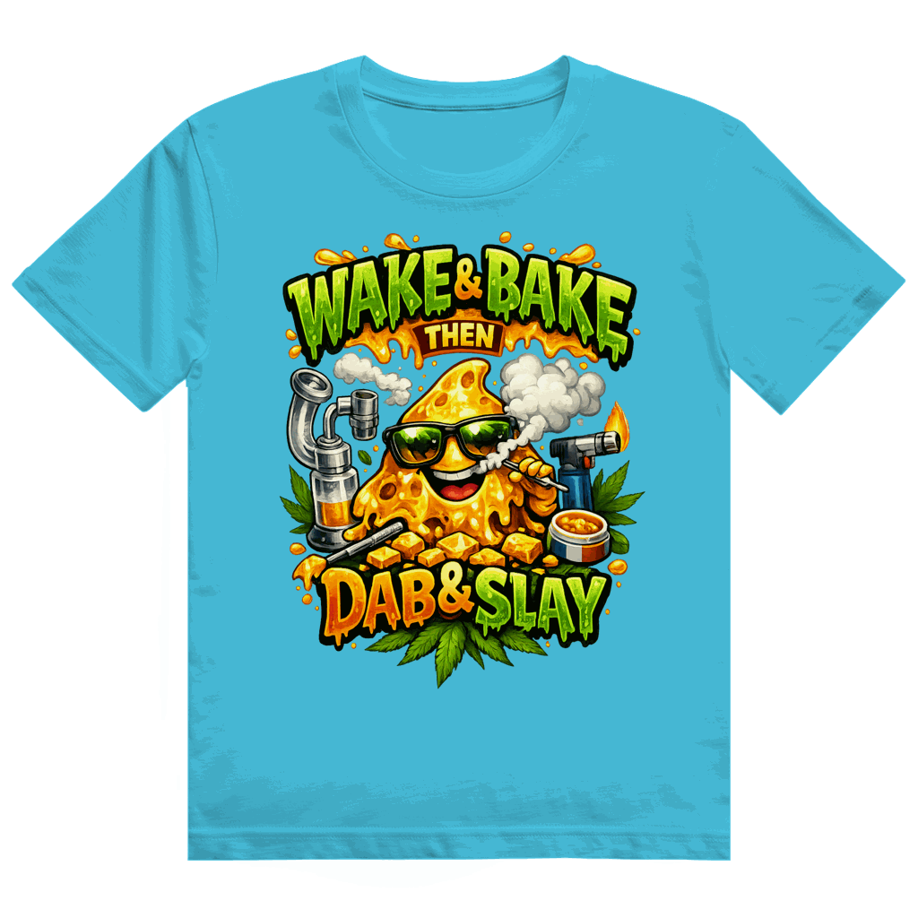 Heavy Cotton T-Shirt - Wake and Bake | Division420®