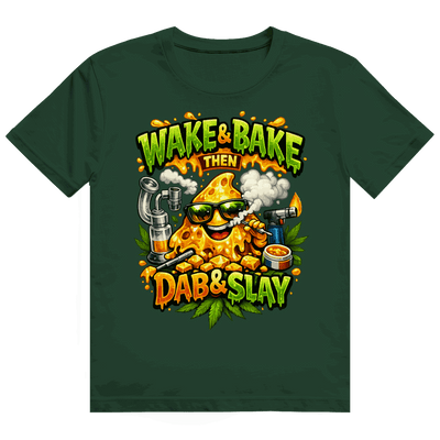 Heavy Cotton T-Shirt - Wake and Bake | Division420®