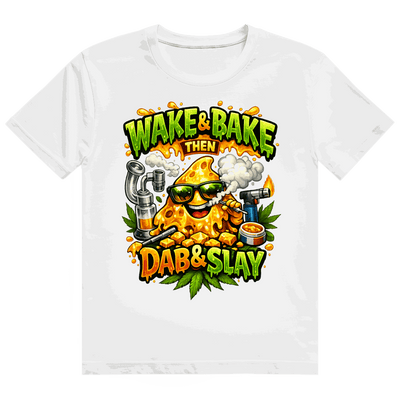 Heavy Cotton T-Shirt - Wake and Bake | Division420®