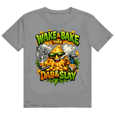 Heavy Cotton T-Shirt - Wake and Bake | Division420®