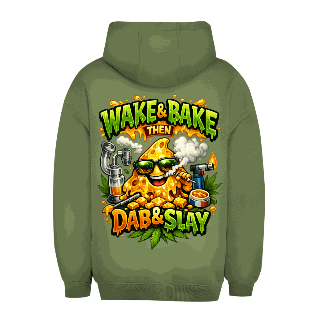 Unisex Oversize Hoodie - Wake and Bake | Division420®