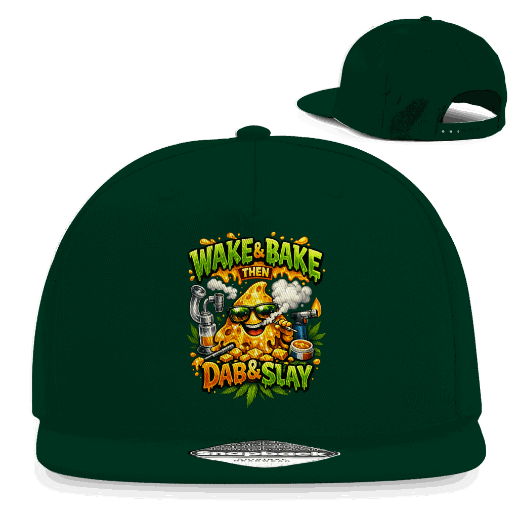 Snapback Rapper Cap - Wake and Bake | Division420®