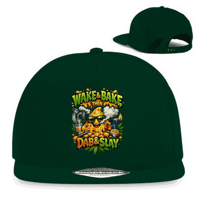 Snapback Rapper Cap - Wake and Bake | Division420®