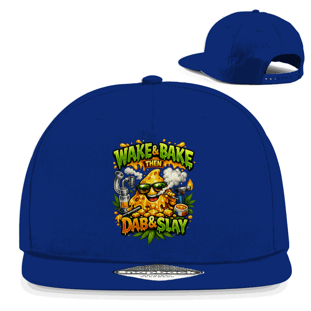 Snapback Rapper Cap - Wake and Bake | Division420®