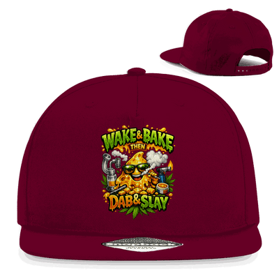 Snapback Rapper Cap - Wake and Bake | Division420®