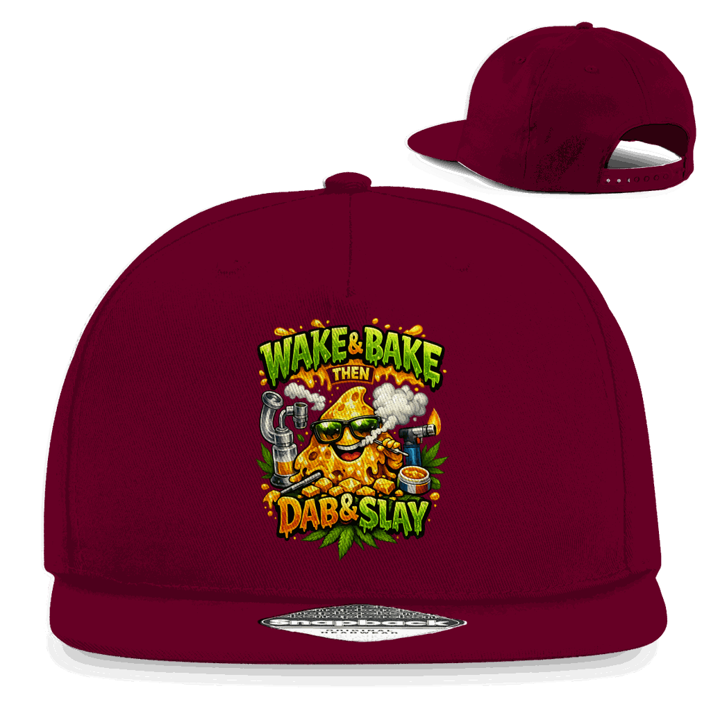 Snapback Rapper Cap - Wake and Bake | Division420®