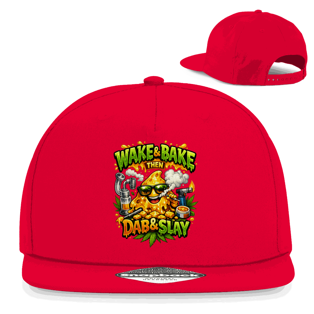 Snapback Rapper Cap - Wake and Bake | Division420®