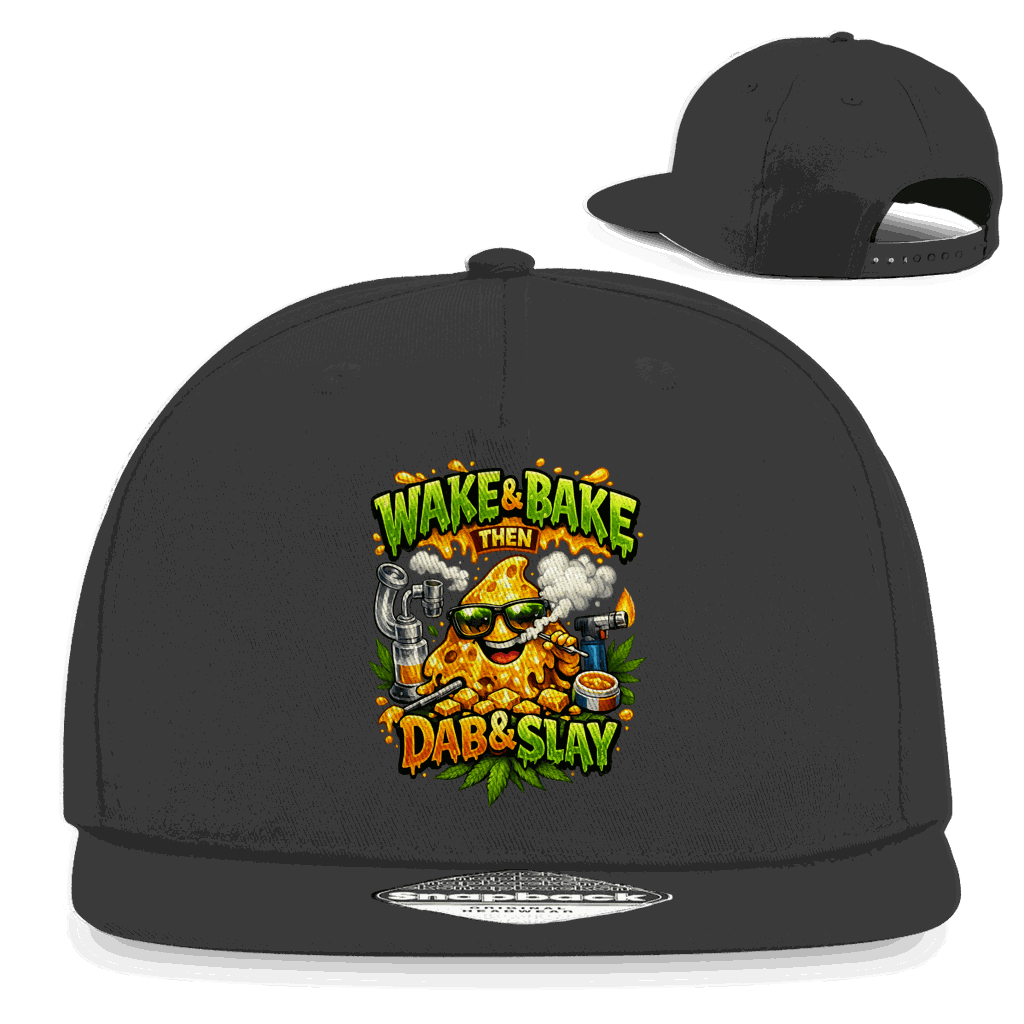 Snapback Rapper Cap - Wake and Bake | Division420®