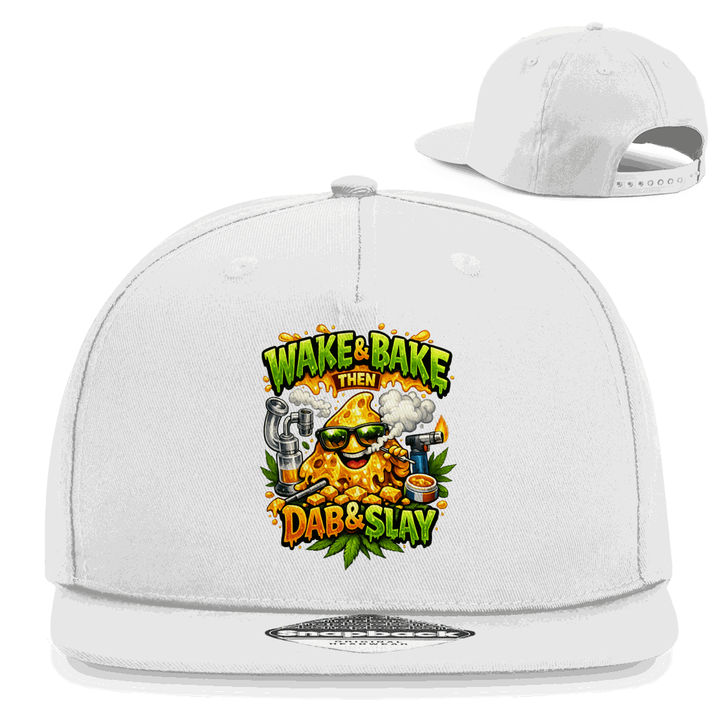 Snapback Rapper Cap - Wake and Bake | Division420®