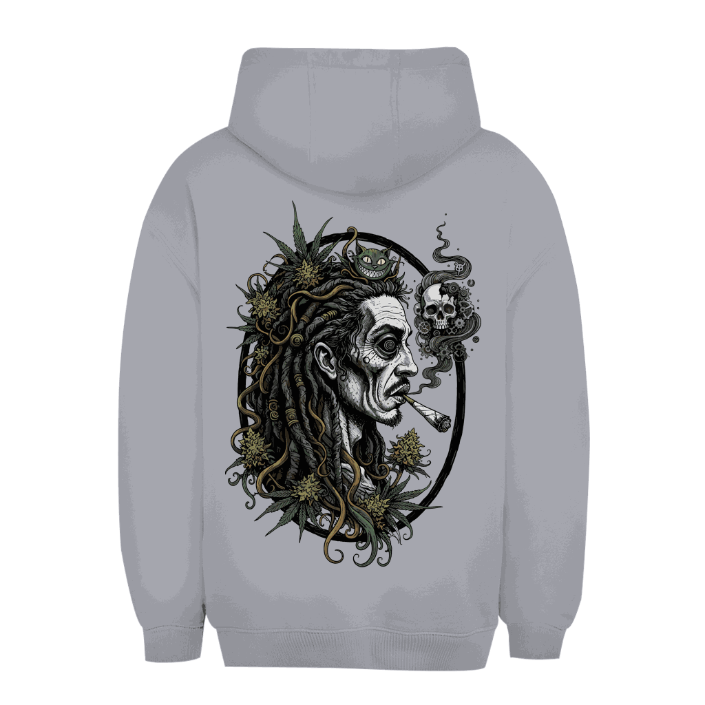 Unisex Oversize Hoodie von Division420 mit Psy Art Design und nachhaltiger Baumwollmischung