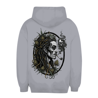 Unisex Oversize Hoodie von Division420 mit Psy Art Design und nachhaltiger Baumwollmischung
