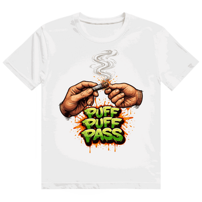 Heavy Cotton T-Shirt - Puff Puff Pass | Division420®