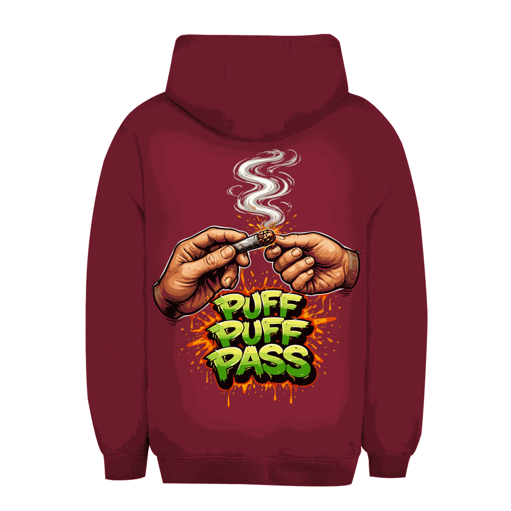 Unisex Oversize Hoodie - Puff Puff Pass | Division420®