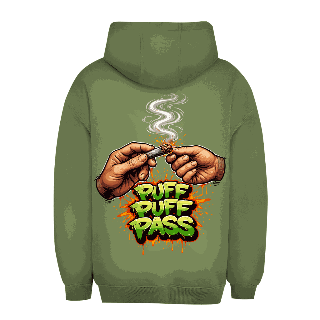 Unisex Oversize Hoodie - Puff Puff Pass | Division420®