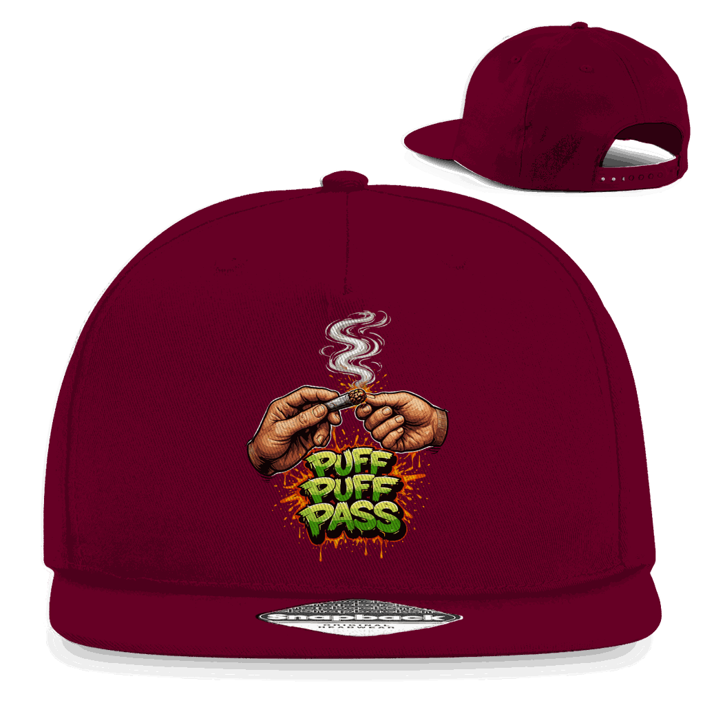 Snapback Rapper Cap - Puff Puff Pass | Division420®