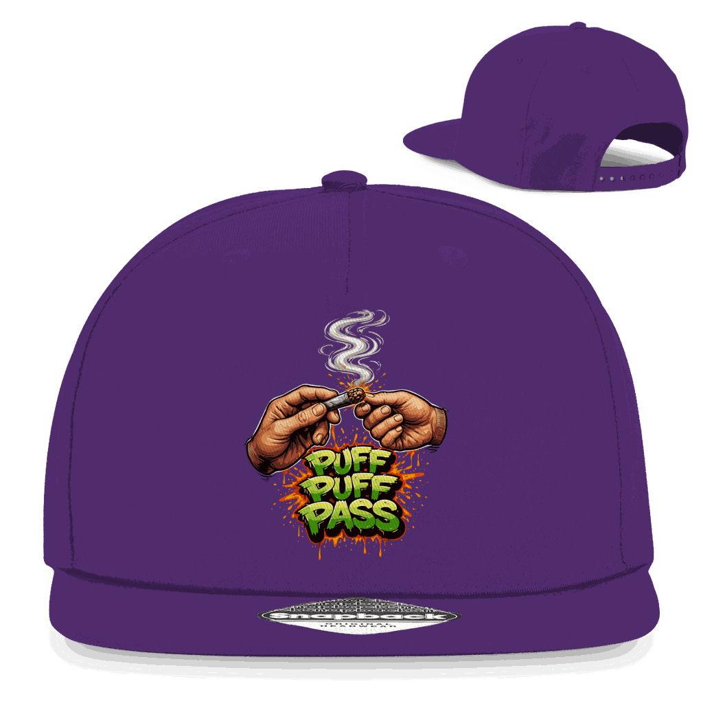 Snapback Rapper Cap - Puff Puff Pass | Division420®