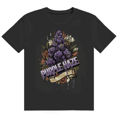 Heavy Cotton T-Shirt - Purple Haze Art Print | Division420®