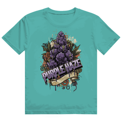 Heavy Cotton T-Shirt - Purple Haze Art Print | Division420®