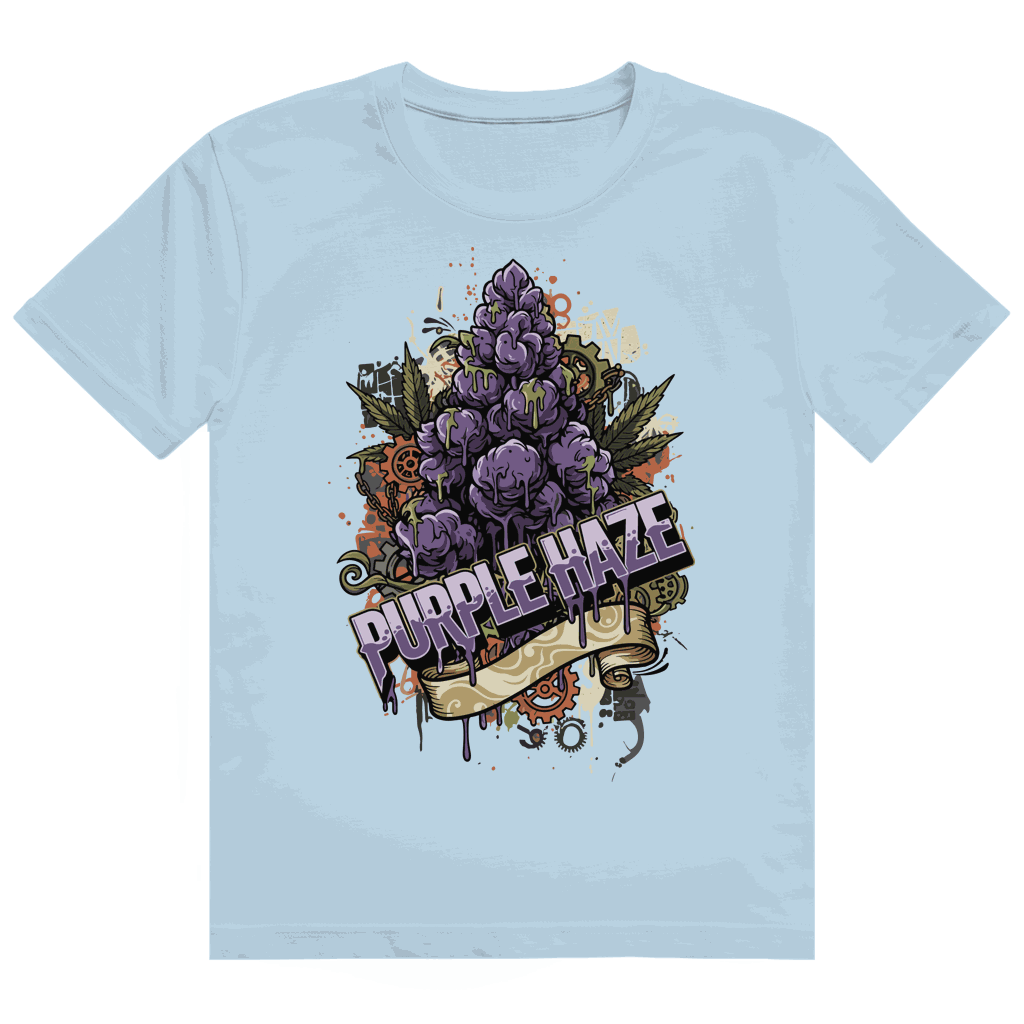 Heavy Cotton T-Shirt - Purple Haze Art Print | Division420®