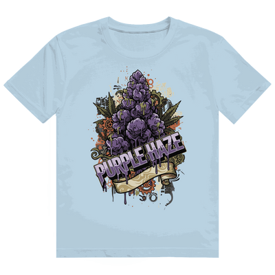 Heavy Cotton T-Shirt - Purple Haze Art Print | Division420®