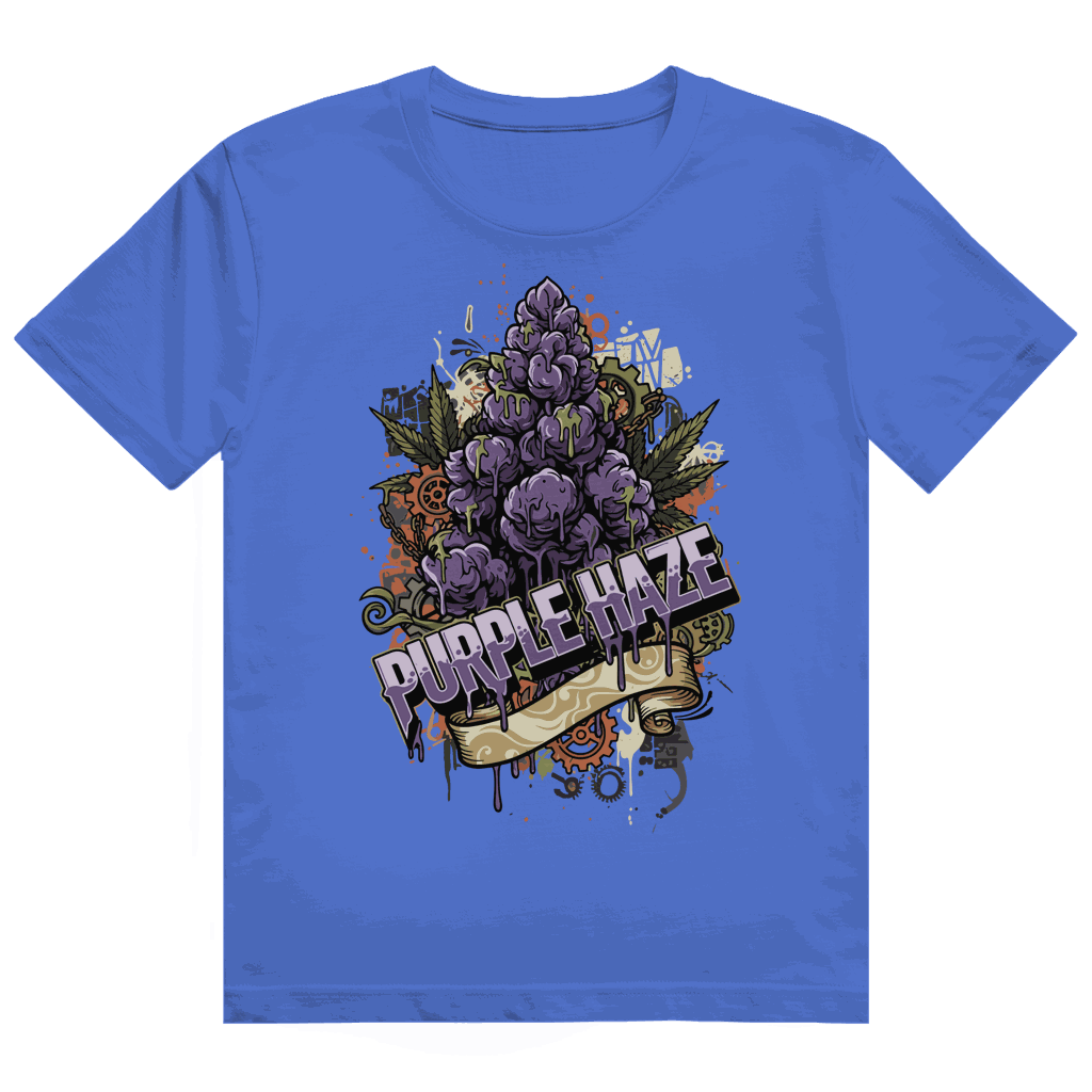 Heavy Cotton T-Shirt - Purple Haze Art Print | Division420®