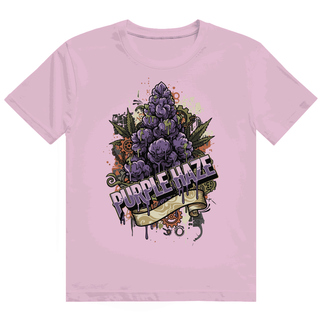 Heavy Cotton T-Shirt - Purple Haze Art Print | Division420®