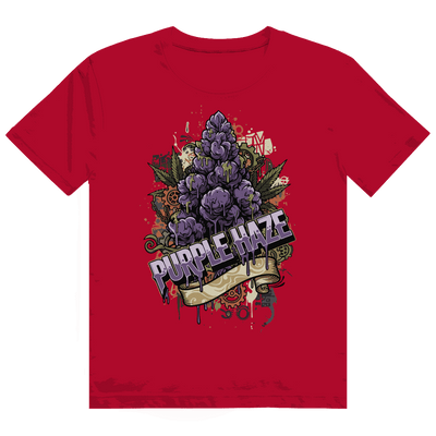 Heavy Cotton T-Shirt - Purple Haze Art Print | Division420®