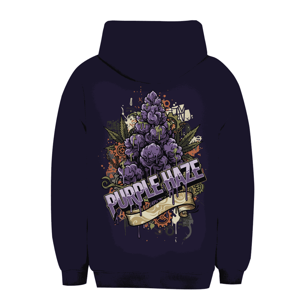 Unisex Oversize Hoodie - Purple Haze Art Print | Division420®