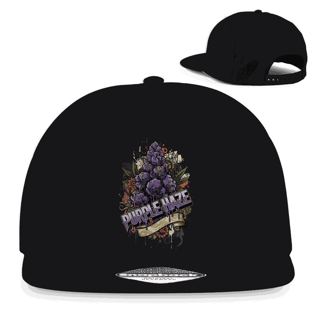 Snapback Rapper Cap - Purple Haze Art Print | Division420®