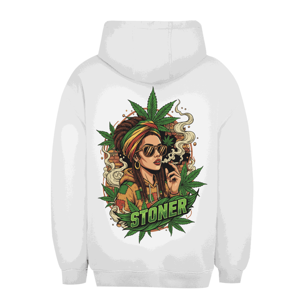 Unisex Oversize Hoodie von Division420 in urbanem Streetstyle mit Kapuze und Kängurutasche