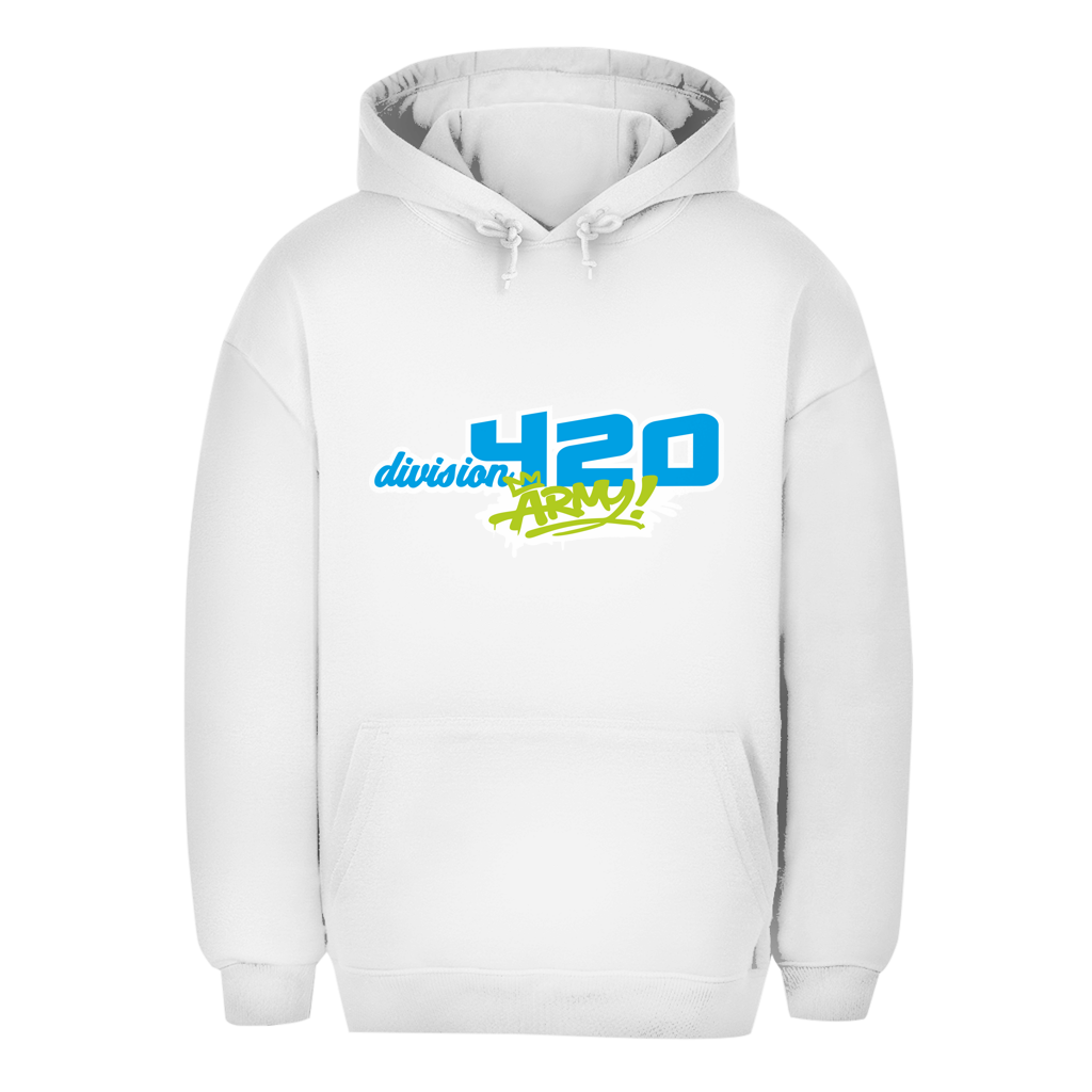 Unisex Oversize Hoodie in urbanem Stil mit Kapuze und Kängurutasche von Division420