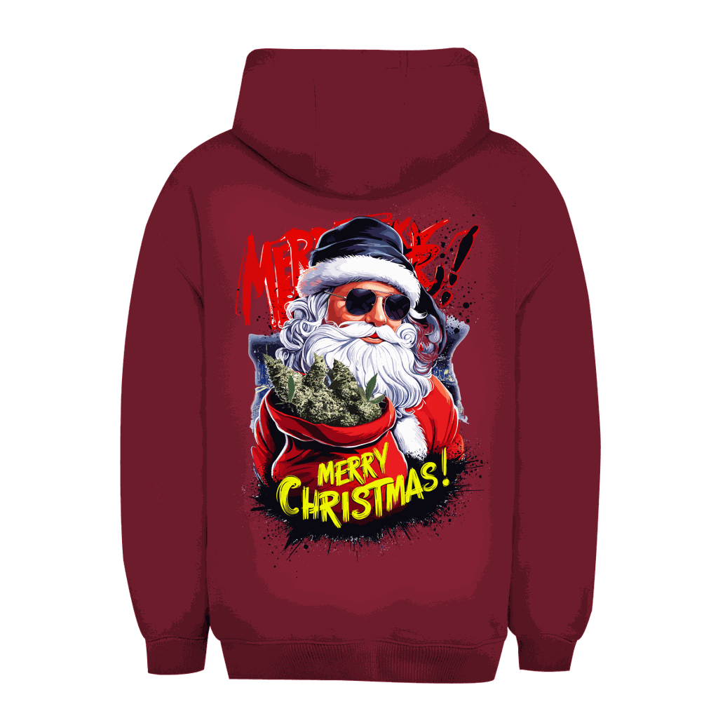 Unisex Oversize Hoodie - Santa Claus Weed | Division420®