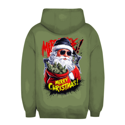 Unisex Oversize Hoodie - Santa Claus Weed | Division420®