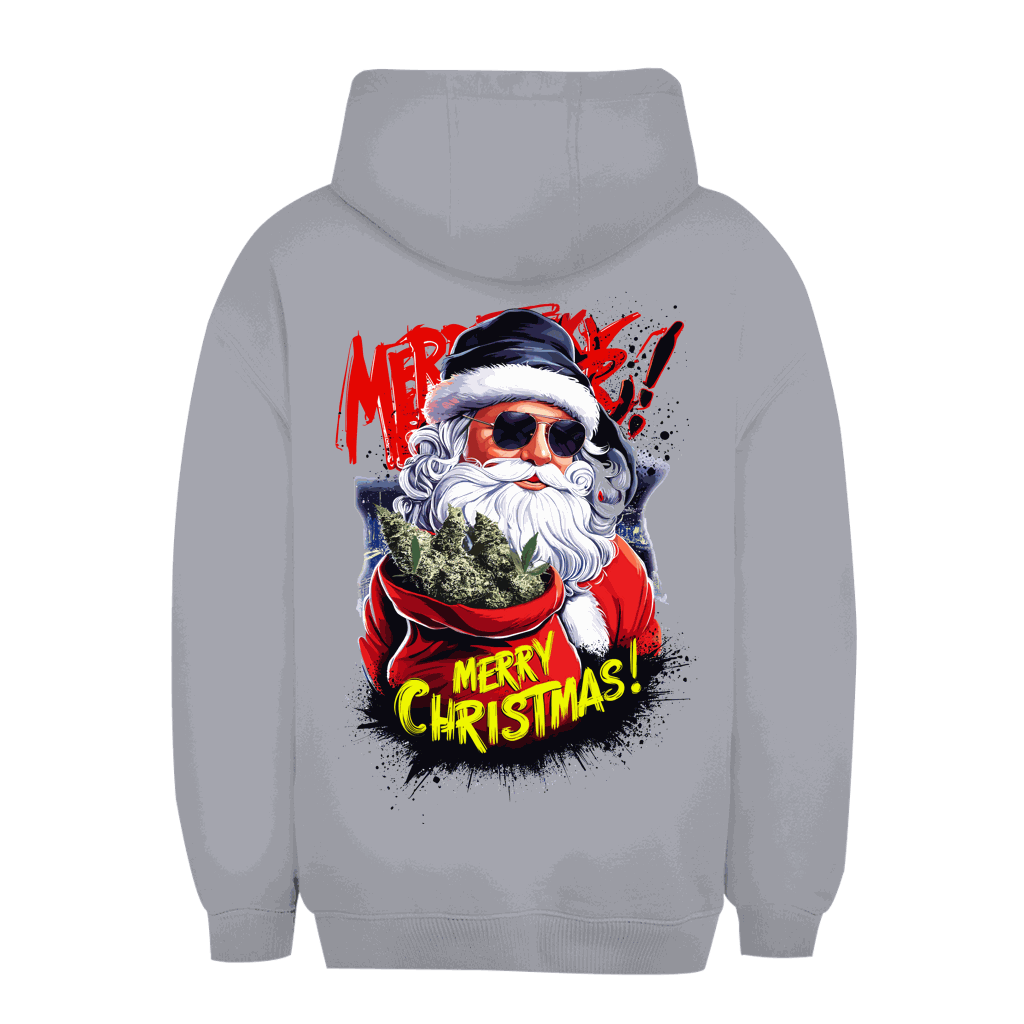 Unisex Oversize Hoodie - Santa Claus Weed | Division420®