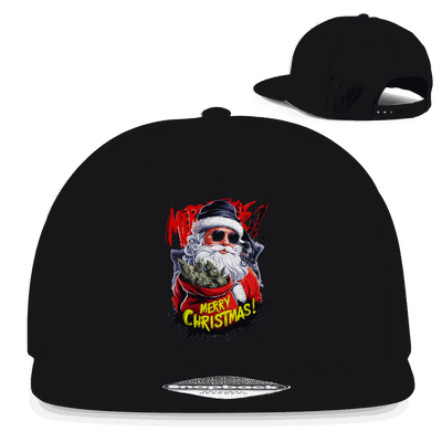 Snapback Rapper Cap - Santa Claus Weed | Division420®