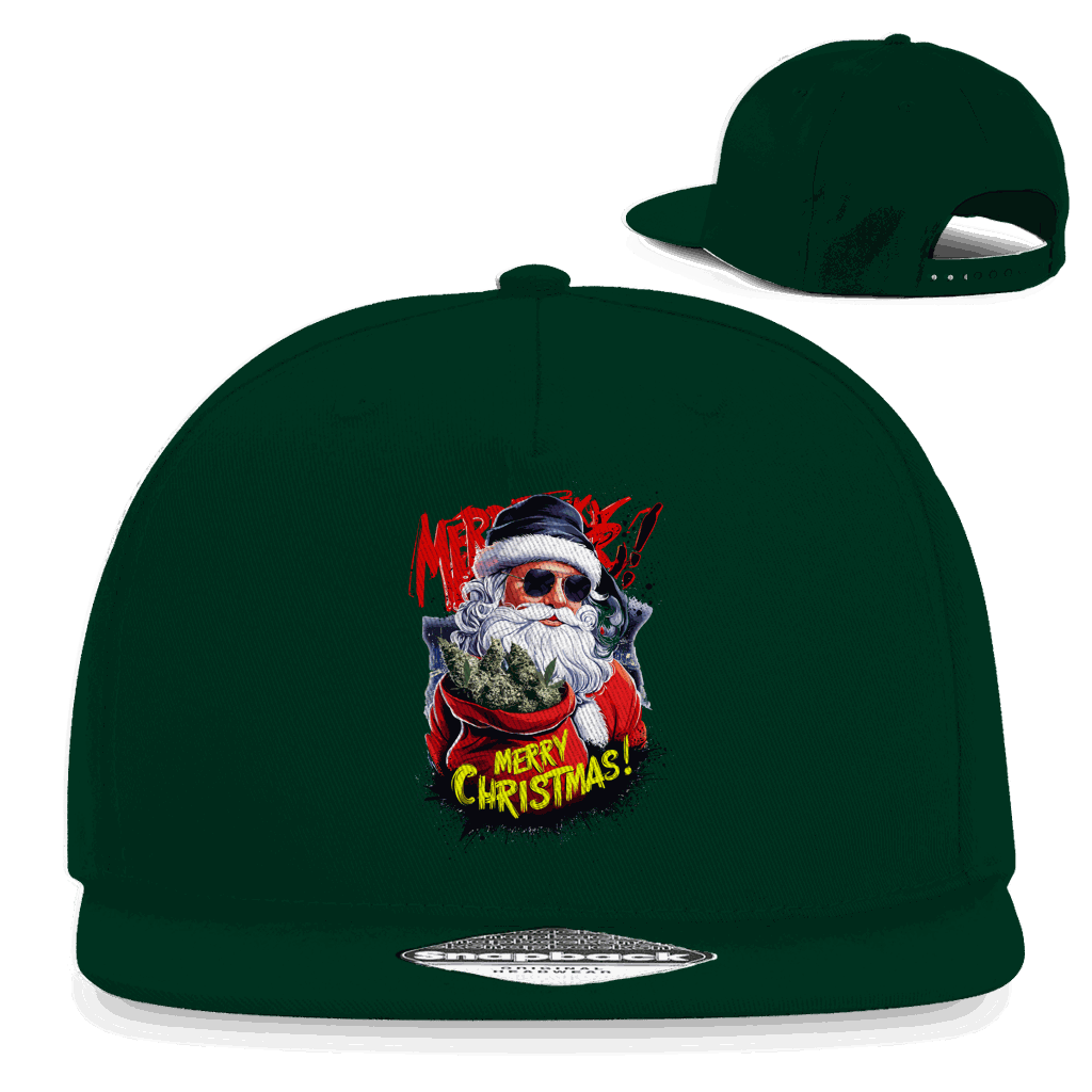 Snapback Rapper Cap - Santa Claus Weed | Division420®