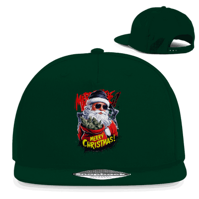 Snapback Rapper Cap - Santa Claus Weed | Division420®